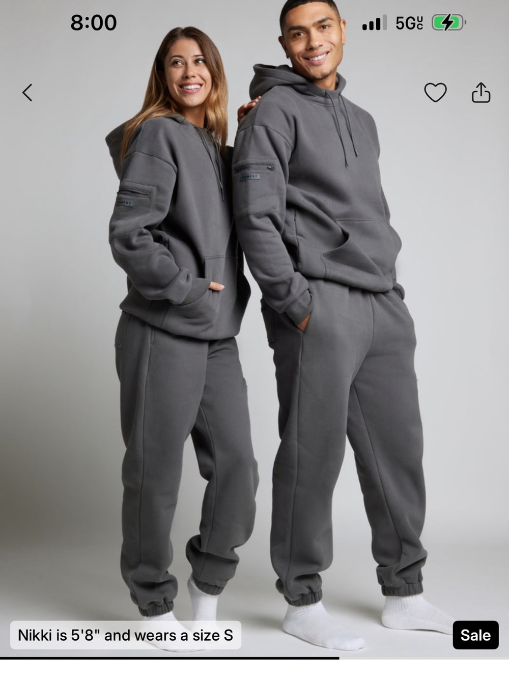 Comfrt steel grey airplane mode travel hoodie